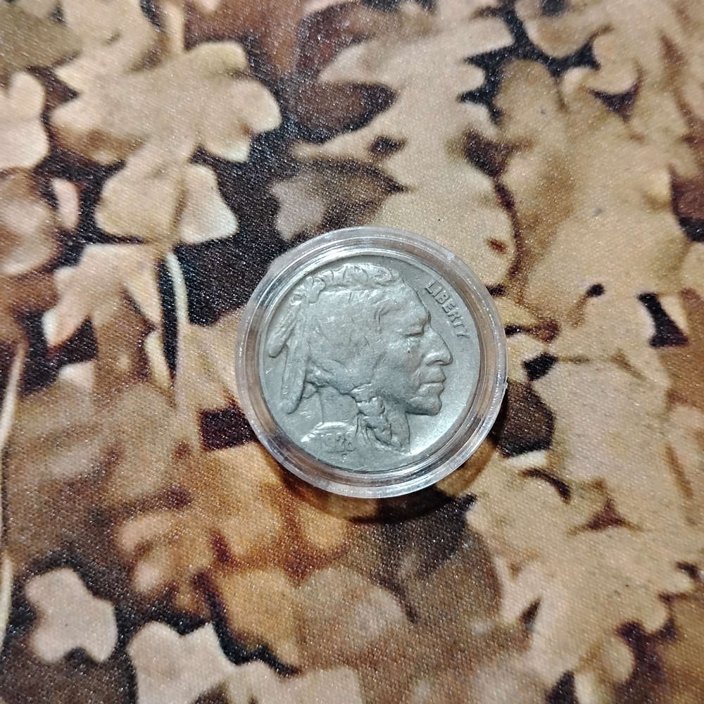 1928 Vintage Buffalo Indian Nickel Coin